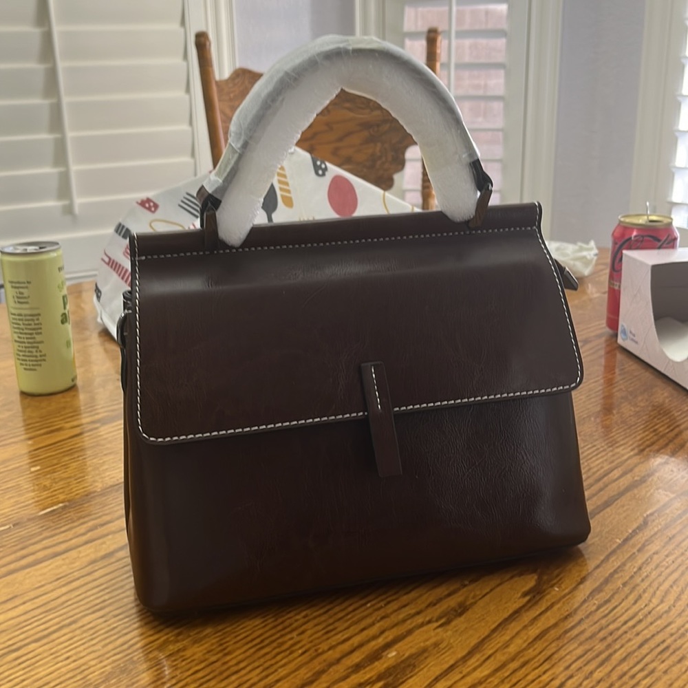 genuine leather bag - Picture 3 of 9